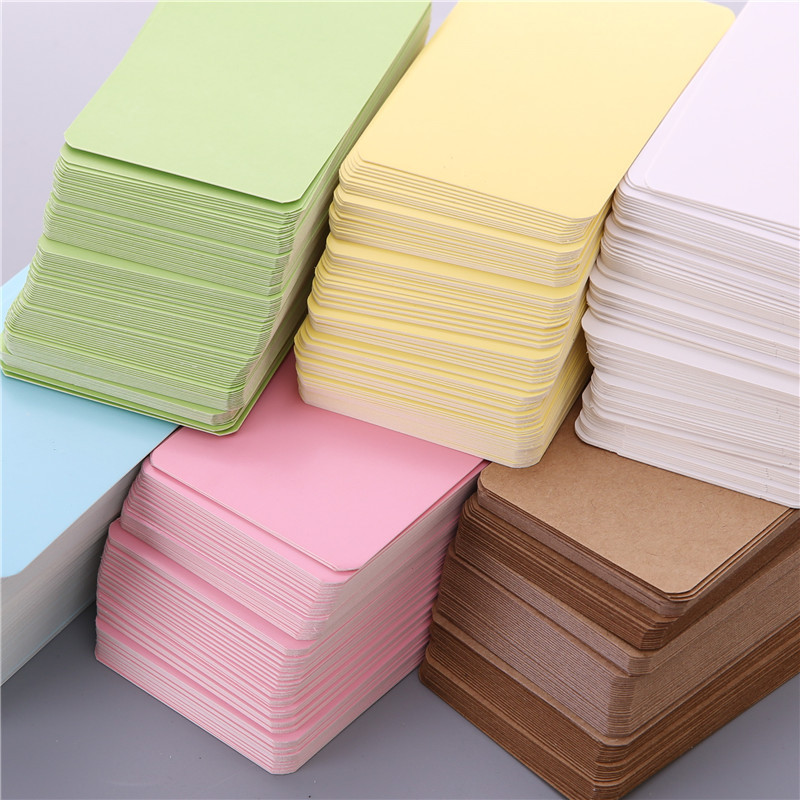 Commercial Printing Books - 100Pcs 9*5.2cm Blank Card For Business