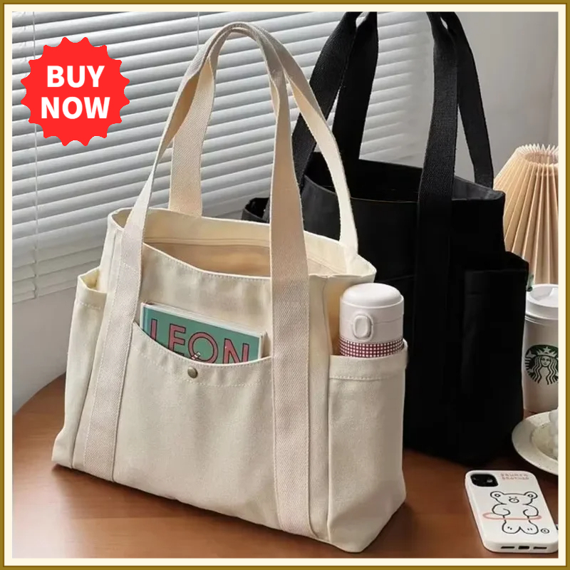 Commercial Printing Books - Large Capacity Canvas Tote Bags for