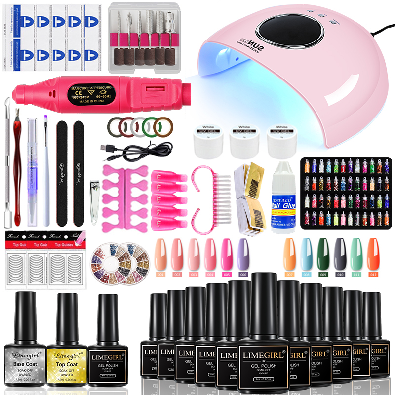 Exposure Unit Uv - Limegirl Gel Nail Kit with Nail