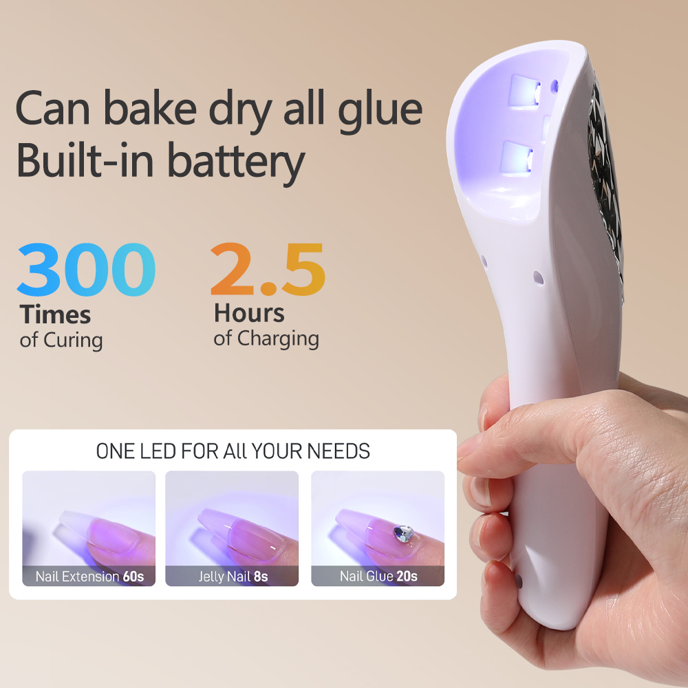 Handheld UV LED Lamp for Nails - Exposure Unit Uv recension och pris