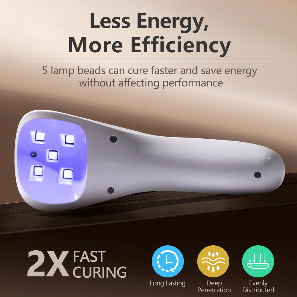 Handheld UV LED Lamp for Nails - Exposure Unit Uv recension och pris