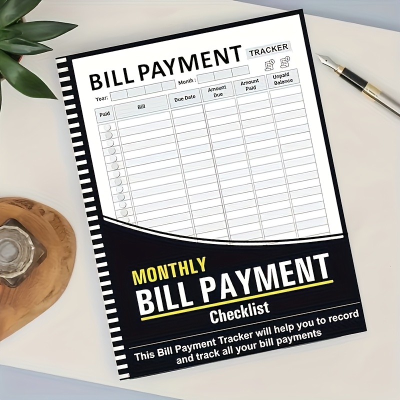 Monthly Bill Payment Plan Book - Commercial Printing Books recension och pris
