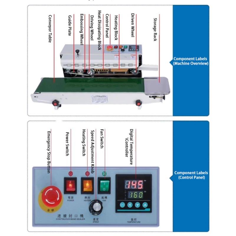 Food Bag Continuous Sealing Ma - Commercial Printing And Packaging recension och pris