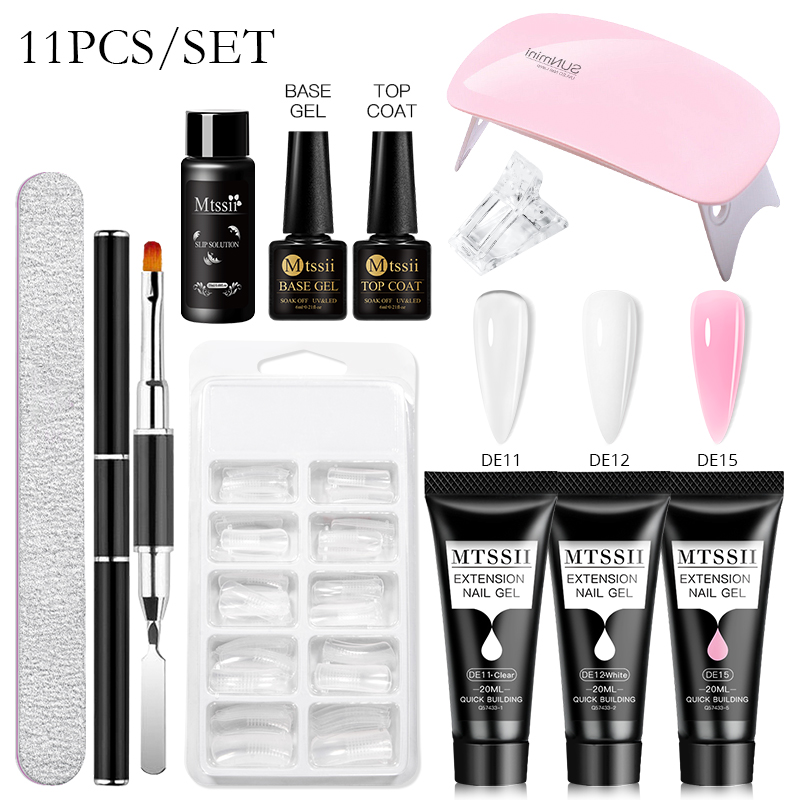 Mtssii 17PCS/Set 20ml Nail Ext - Exposure Unit Uv recension och pris