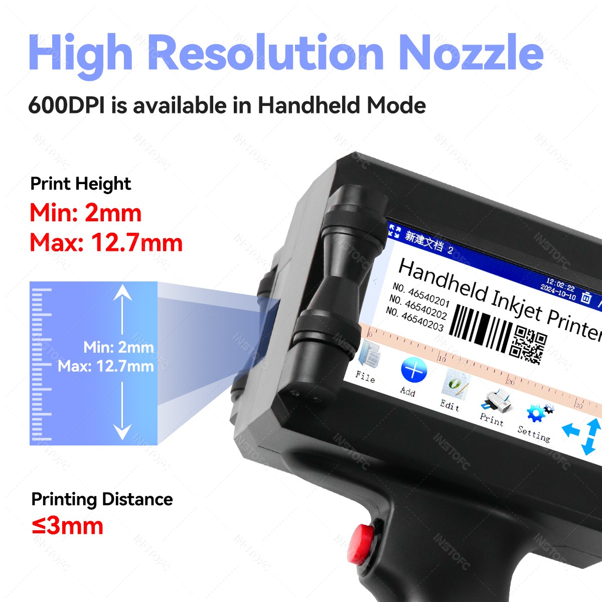 Handheld Inkjet Printer Portab - Commercial Printing And Packaging recension och pris