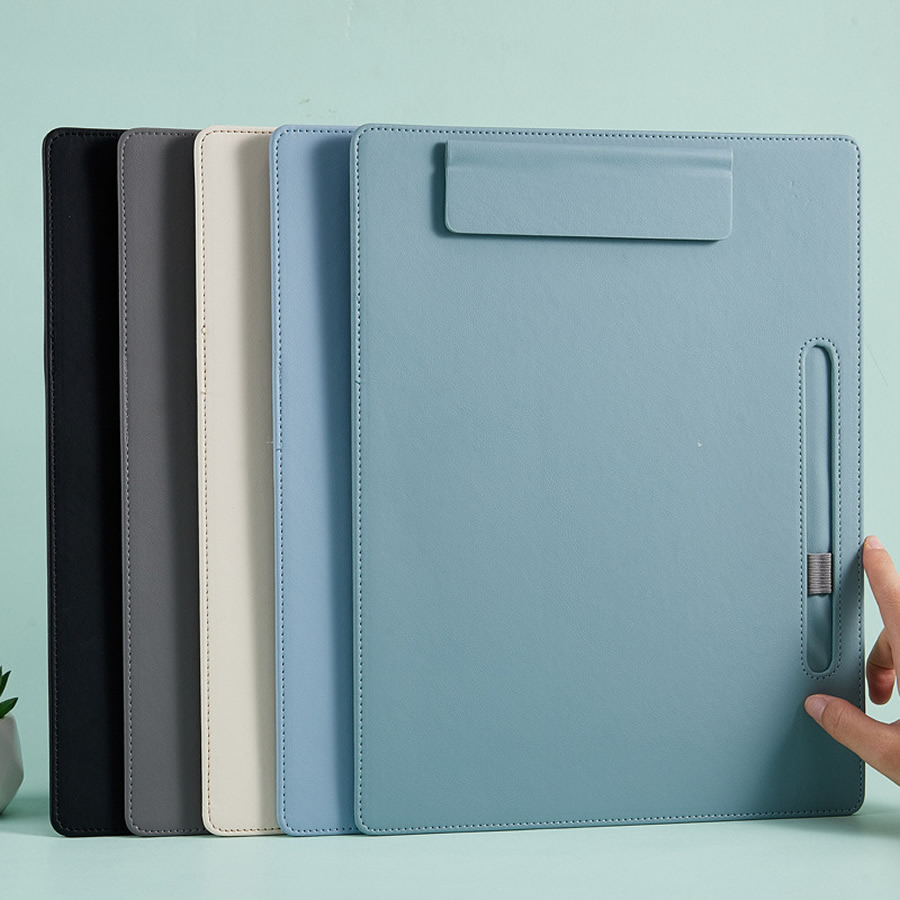 A4 leather writing clip, busin - Commercial Printing Books recension och pris