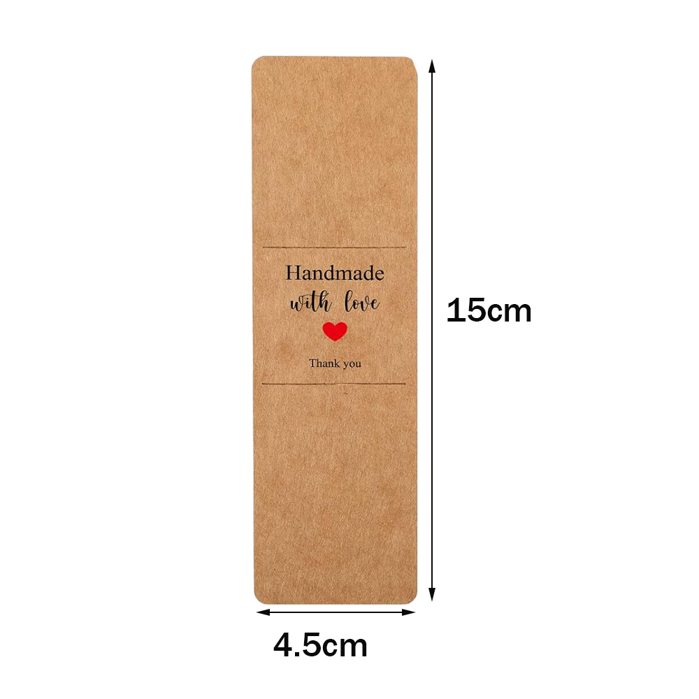 10/30/50pcs 4.5x15cm Kraft Res - Commercial Printing Books recension och pris